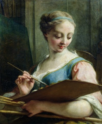 Allegory of Painting by Jean Bernard Restout